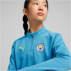 PUMA Manchester City FC 1/4-Zip Trainings-Top Kinder