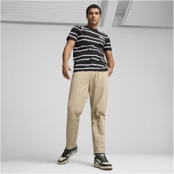 PUMA Squad Stripe Print T-Shirt Herren