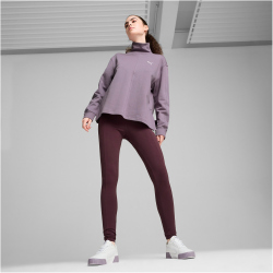 PUMA HER French Terry High Neck Sweatshirt Damen