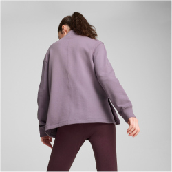 PUMA HER French Terry High Neck Sweatshirt Damen