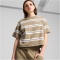 PUMA Squad Striped T-Shirt Damen