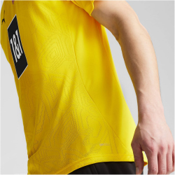 PUMA BVB Borussia Dortmund Trainingsshirt mit Sponsor Herren 01 - faster yellow/puma black S