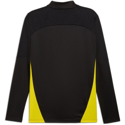 PUMA BVB Borussia Dortmund 1/4-Zip Trainings-Top mit Sponsor Herren 02 - PUMA black/faster yellow S