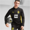 PUMA BVB Borussia Dortmund 1/4-Zip Trainings-Top mit Sponsor Herren 02 - PUMA black/faster yellow S