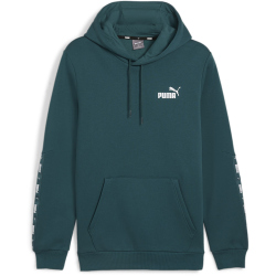 PUMA Ess+ Metallic Tape Hoodie Herren 08 - cold green M