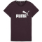 PUMA Ess+ Metallic Logo T-Shirt Damen 46 - midnight plum L