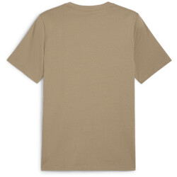 PUMA Ess+ Metallic Tape T-Shirt Herren 68 - oak branch S