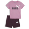 PUMA Minicats T-Shirt & Shorts Baby-Jogginganzug 49 - mauved out 62