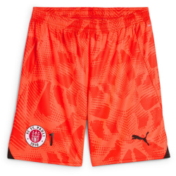 PUMA FC St. Pauli Torwartshorts 2024/25 Herren 36 - neon sun/hot heat XL