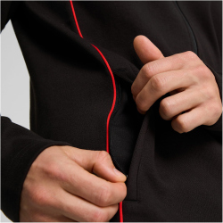 PUMA FC St. Pauli Casuals Kapuzenjacke Herren 07 - PUMA black/PUMA red XL