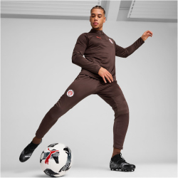 PUMA FC St. Pauli Trainingshose Herren 05 - dark chocolate/puma red L