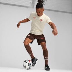 PUMA FC St. Pauli Trainingsshorts Herren 05 - dark chocolate/puma red L