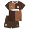 PUMA FC St. Pauli Heim Baby-Minikit 2024/25 Kinder 01 - espresso brown/puma white 62
