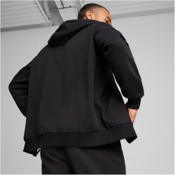 PUMA FC Red Bull Salzburg Essentials Fleece Kapuzenjacke Herren 20 - PUMA black S