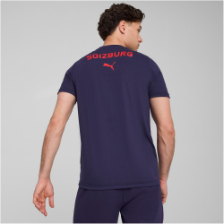 PUMA FC Red Bull Salzburg Casuals T-Shirt Herren 10 - PUMA navy/PUMA red XS