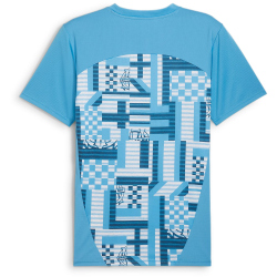 PUMA Olympique Marseille Aufw&auml;rmtrikot 2024/25 Herren 23 - bleu azur/ocean tropic S