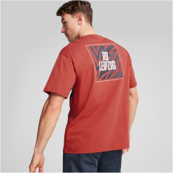 PUMA RB Leipzig ftblCulture+ T-Shirt Herren 11 - astro red/dark night XS