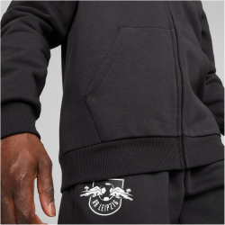 PUMA RB Leipzig Essentials Fleece Kapuzenjacke Herren 10 - PUMA black/PUMA white XS