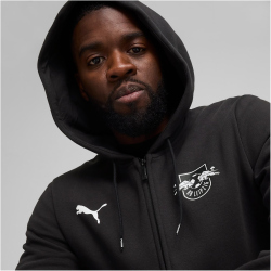 PUMA RB Leipzig Essentials Fleece Kapuzenjacke Herren 10 - PUMA black/PUMA white XS