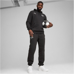 PUMA RB Leipzig Essentials Fleece Hoodie Herren 10 - PUMA black/PUMA white S