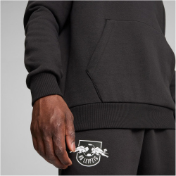PUMA RB Leipzig Essentials Fleece Hoodie Herren 10 - PUMA black/PUMA white S