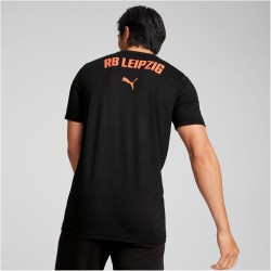 PUMA RB Leipzig Casuals T-Shirt Herren 09 - PUMA black/active red XL