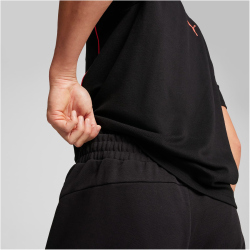 PUMA RB Leipzig Casuals Sweatshorts Herren 09 - PUMA black/active red XS