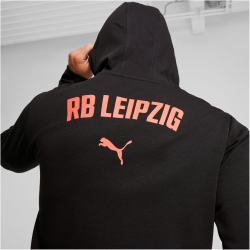PUMA RB Leipzig Casuals Kapuzenjacke Herren 09 - PUMA black/active red XS