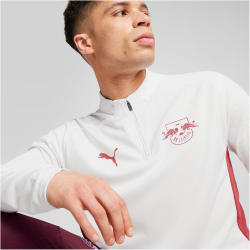 PUMA RB Leipzig 1/4-Zip Trainings-Top Herren 07 - PUMA white/club red S