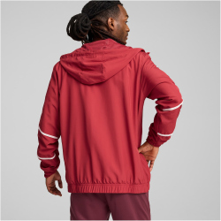 PUMA RB Leipzig Woven Aufw&auml;rmjacke Herren 06 - club red/puma white S