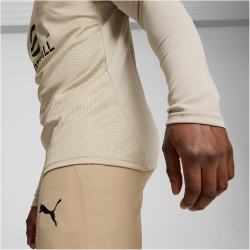 PUMA AC Mailand 1/4-Zip Aufw&auml;rm-Top Herren 19 - putty/prairie tan XS