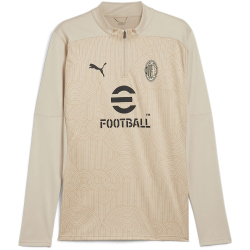 PUMA AC Mailand 1/4-Zip Aufw&auml;rm-Top Herren 19 - putty/prairie tan S