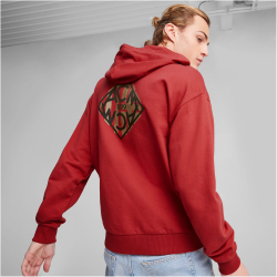 PUMA AC Mailand Culture+ Hoodie Herren 21 - club red/puma black S