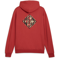 PUMA AC Mailand Culture+ Hoodie Herren 21 - club red/puma black S
