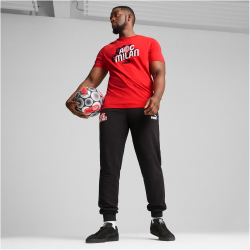 PUMA AC Mailand Culture Jogginghose Herren 04 - PUMA black/for all time red S