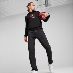 PUMA AC Mailand Culture Hoodie Herren 04 - PUMA black/for all time red S