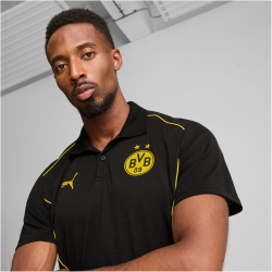 PUMA BVB Borussia Dortmund Casuals Poloshirt Herren 08 - PUMA black/faster yellow S