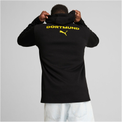 PUMA BVB Borussia Dortmund Casuals Kapuzenjacke Herren 08 - PUMA black/faster yellow S