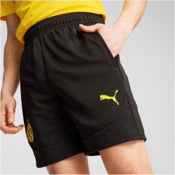 PUMA BVB Borussia Dortmund Trainingsshorts Herren 02 - PUMA black/faster yellow S