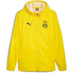 PUMA BVB Borussia Dortmund Training Allwetterjacke Herren 01 - faster yellow/puma black XL