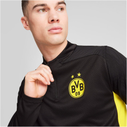 PUMA BVB Borussia Dortmund 1/4-Zip Trainings-Top Herren 02 - PUMA black/faster yellow L