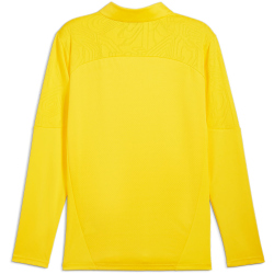PUMA BVB Borussia Dortmund 1/4-Zip Trainings-Top Herren 01 - faster yellow/puma black L