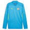 PUMA Manchester City FC 1/4-Zip Trainings-Top Herren 11 - magic blue/yellow glow S