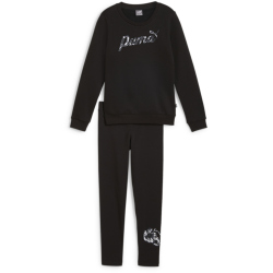 PUMA Class Act Fleece Crew Sweatshirt + Leggings Set...