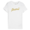 PUMA Essentials+ Script Metallic T-Shirt Mädchen 02 - PUMA white/black rubber 140