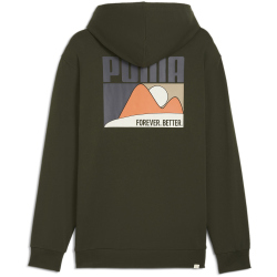 PUMA Better Sportswear Hoodie Herren 70 - dark olive M