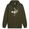 PUMA Power Graphic Fleece Hoodie Herren 70 - dark olive M