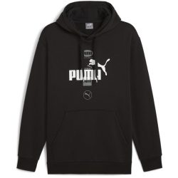 PUMA Power Graphic Fleece Hoodie Herren 01 - PUMA black L