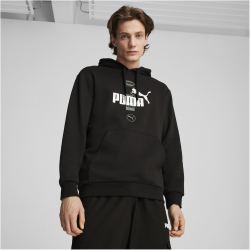 PUMA Power Graphic Fleece Hoodie Herren 01 - PUMA black L