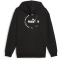 PUMA Power Graphic Fleece Kapuzenjacke Herren 01 - PUMA black S